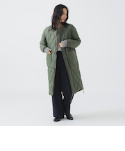 【別注】TAION / リバーシブル ダウン ロングコート（S～M）