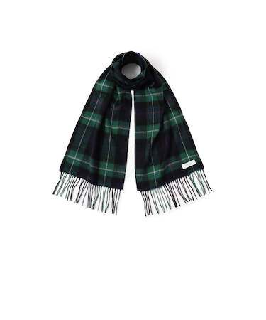 ウール チェック マフラー