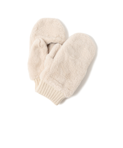 フェイク ファー ミトン