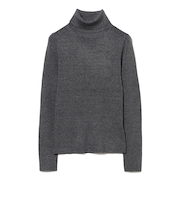 配色 リブ プルオーバー