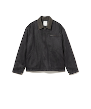 フェイク スエード ブルゾン