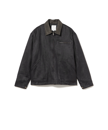 フェイク スエード ブルゾン