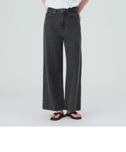 センタープレス ワイドデニムパンツ（S～M）