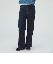 センタープレス ワイドデニムパンツ（S～M）