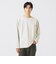 フェイクスエード クルーネック ロングスリーブ Tシャツ