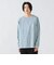 フェイクスエード クルーネック ロングスリーブ Tシャツ