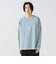 フェイクスエード クルーネック ロングスリーブ Tシャツ
