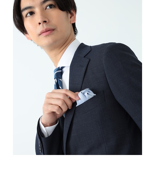ドット ハウンドトゥース パネル シルクチーフ 24SS