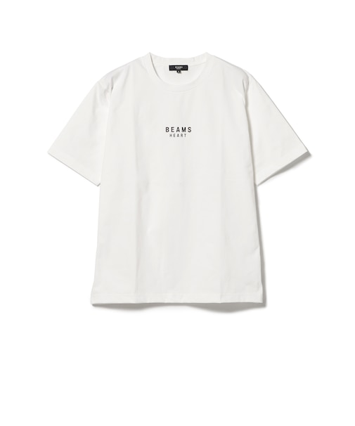BEAMS HEART ロゴ ショートスリーブ カットソー(吸水速乾・毛玉軽減)