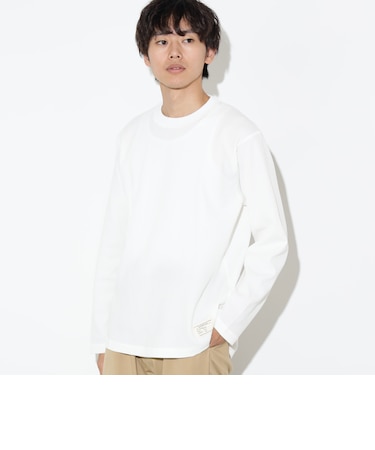 ワッフル ロングスリーブ カットソー(吸水速乾・毛玉軽減)
