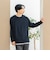 微起毛 ダブルフェイス フェイクレイヤー カットソー