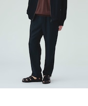 シャークスキン テーパード パンツ