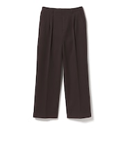 ポリエステルレーヨン 2タック ワイドパンツ