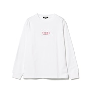 BEAMS HEART ロゴ 刺繍 ロングスリーブ Tシャツ