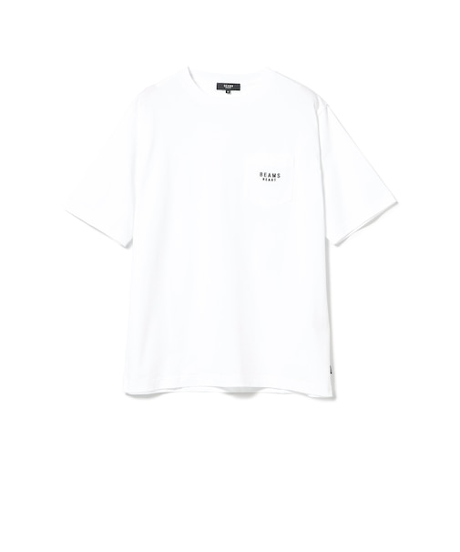 BEAMS HEART ロゴ ポケット Tシャツ