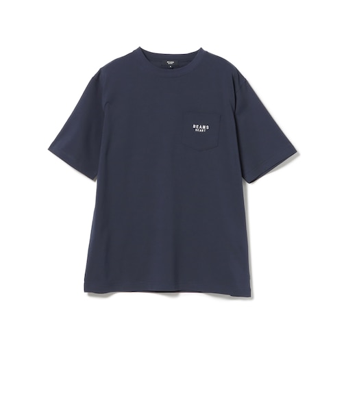 BEAMS HEART ロゴ ポケット Tシャツ