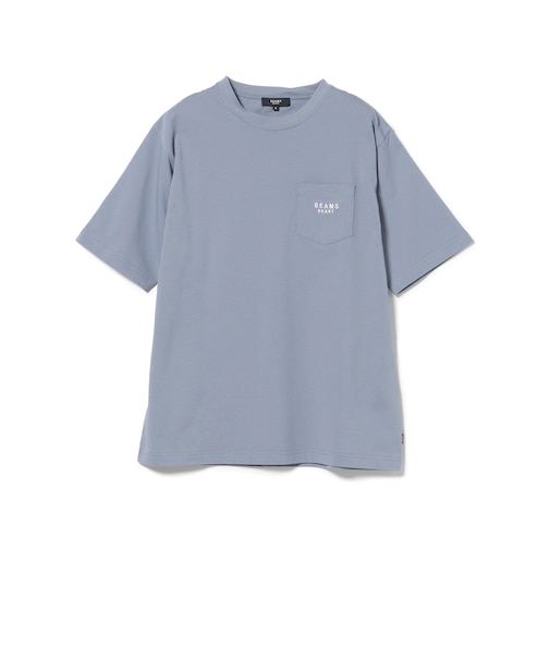 BEAMS HEART ロゴ ポケット Tシャツ