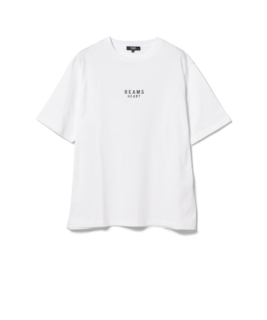 BEAMS HEART ロゴ 刺繍 Tシャツ