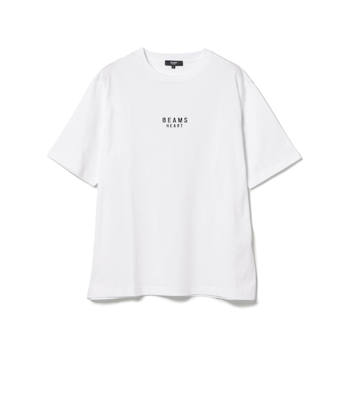 BEAMS HEART ロゴ 刺繍 Tシャツ
