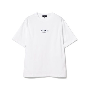 BEAMS HEART ロゴ 刺繍 Tシャツ