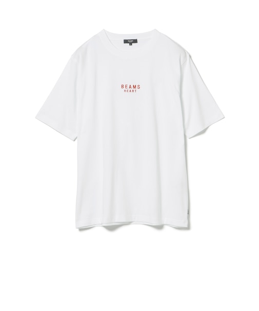 BEAMS HEART ロゴ 刺繍 Tシャツ