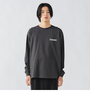 ハート スター バックプリント ロング スリーブ Tシャツ