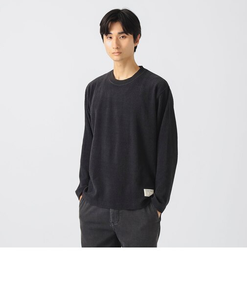 モール ワッフル ロングスリーブ カットソー