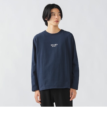 BEAMS HEART ロゴ 起毛 ロングスリーブ