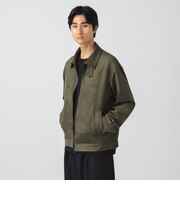 フェイクスエード ジップ ブルゾン