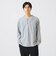 サカリバ フェイク レイヤード ヘンリーネック ロングスリーブ Tシャツ