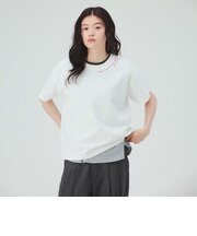 HEART刺繍 Tシャツ
