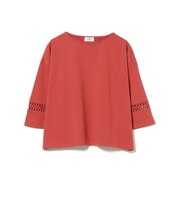 袖 レース プルオーバー