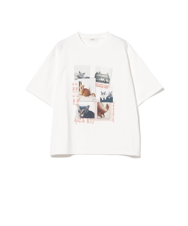 ネコ フォトコラージュ Tシャツ