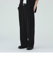 2タック ワイドストレート スラックス
