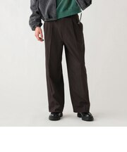 2タック ワイドストレート スラックス
