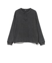 SW ワッフル ヘンリーネック カットソー
