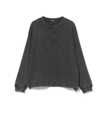 SW ワッフル ヘンリーネック カットソー