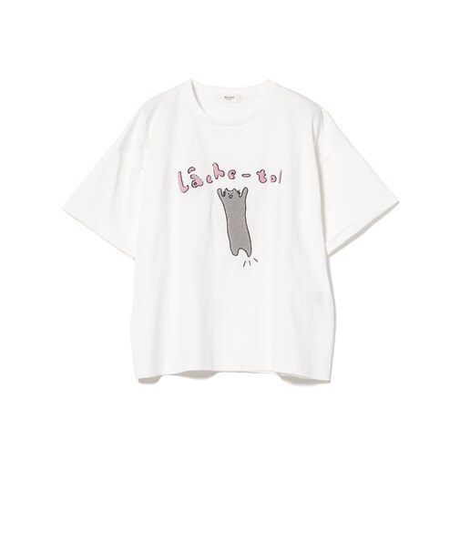 アニマル サガラ刺繍 Tシャツ