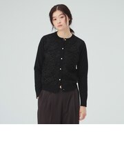 フロント レース カーディガン