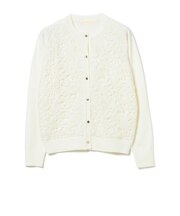 フロント レース カーディガン