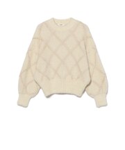 シャギー ブークレ ニット