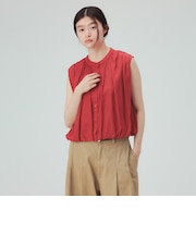 裾 バルーン シャツ
