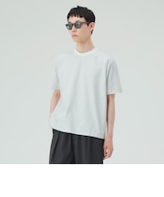 綿ライクポリ ボーダー Tシャツ（吸水速乾）