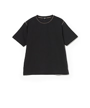 ダンボール スラブ ステッチ クルーネック Tシャツ （吸水速乾）
