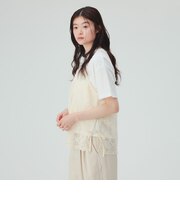 レースキャミソール ビスチェ × Tシャツ（セットアイテム）