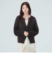 シャギー ジャカード 2WAY ニット プルオーバー