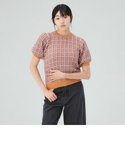 カラフル チェック ニット