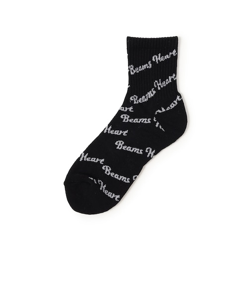 BEAMS HEART 斜めロゴ ソックス