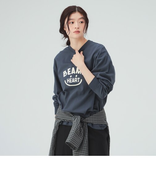 スマイル ロゴ ロングスリーブ Tシャツ