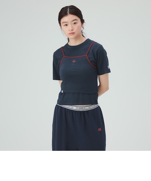 【EXCLUSIVE】RUSSELL ATHLETIC / キャミソール × Tシャツ（セットアイテム）